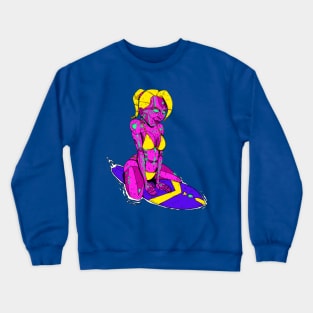 Surf Babe Crewneck Sweatshirt